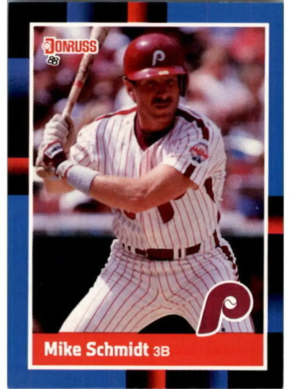 1988 Mike Schmidt Donruss Baseball Card #330